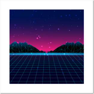 Chillwave Synthwave Posters and Art